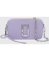 Marc Jacobs - The Snapshot Saffiano Leather Mini Crossbody Bag With Double J Logo - Lyst
