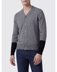 Comme des Garçons - Lambswool V-Neck Cardigan - Lyst