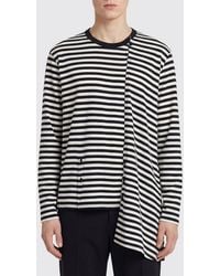 Yohji Yamamoto - Striped Cotton Knit - Lyst