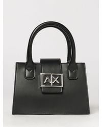 ARMANI EXCHANGE - Faux Leather Bag - Lyst