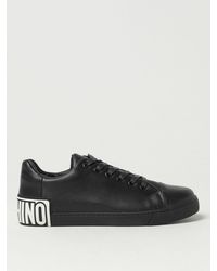 Moschino - Leather Sneakers - Lyst