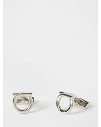 Ferragamo - Gancini Brass Cufflinks - Lyst