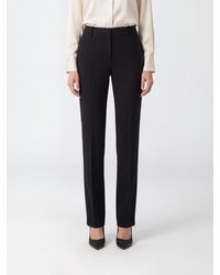 Ermanno Scervino - Sartorial Straight-Leg Crêpe Trousers With A Slim Fit - Lyst