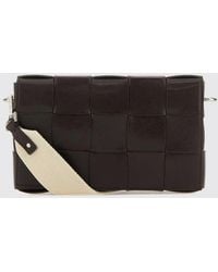 Bottega Veneta - Cassette Intrecciato Woven Calfskin Crossbody Bag - Lyst