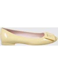 Roger Vivier - U Look Patent Leather Ballerinas - Lyst