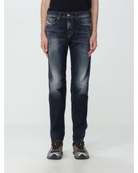 DIESEL - Jeans in denim con effetto washed - Lyst