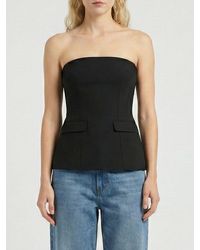 TOTEME - Wool And Silk Top - Lyst