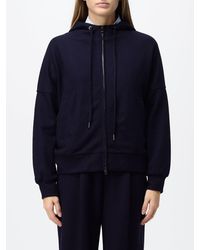 Circolo 1901 - Sudadera De Punto De Lana Con Capucha Y Cierre De Cremallera - Lyst