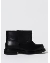 Moschino - Flat Ankle Boots - Lyst