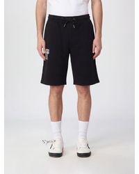 Off-White c/o Virgil Abloh - High-Waisted Cotton Shorts With Drawstring And Logo - Lyst