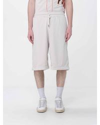 DISCLAIMER - Perforated Acetate Bermuda Shorts - Lyst