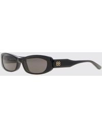 Balenciaga - Nova Oval Acetate Sunglasses With Monogram - Lyst