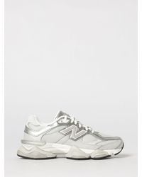 New Balance - 9060 Leather And Mesh Sneakers - Lyst