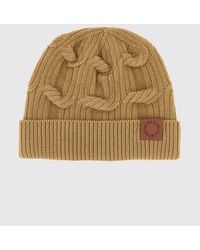 Stella McCartney - Ribbed Wool Hat With Woven Inlay - Lyst