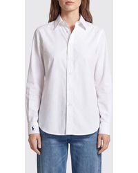 Polo Ralph Lauren - Slim Fit Cotton Shirt With Embroidered Pony Logo - Lyst
