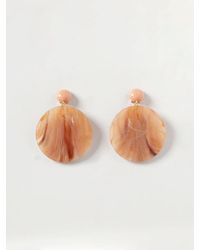 Emporio Armani - Marbled Resin Earrings - Lyst