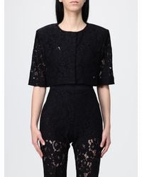Pinko - Lace Crop Jacket - Lyst