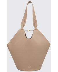 KHAITE - Lotus Grained Leather Bag - Lyst