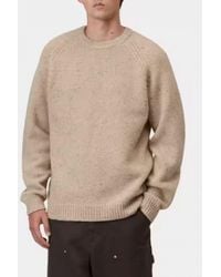 Carhartt - Long-Sleeved Wool And Cotton Blend Crewneck Sweater - Lyst