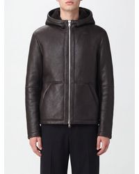 Dondup - Chaqueta Con Capucha De Piel De Cordero Lisa - Lyst