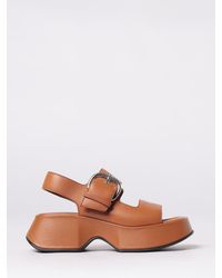 Vic Matié - Vic Mati&Eacute Leather Sandals - Lyst