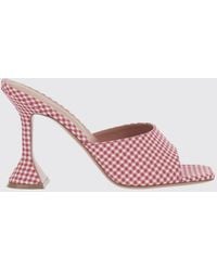 AMINA MUADDI - Lupita Croc-Print Leather Mules - Lyst