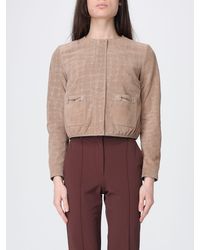Elisabetta Franchi - Suede Sheepskin Jacket - Lyst