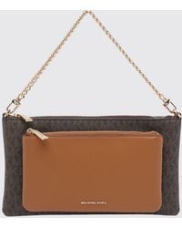 Michael Kors - Coated Cotton Jet Set Bag With Mk Monogram - Lyst