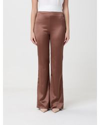 Pinko - Satin Flared Trousers - Lyst