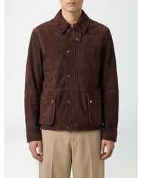 S.w.o.r.d 6.6.44 - Suede Leather Shirt Jacket With Classic Collar - Lyst