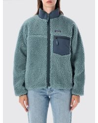 Patagonia - Classic Retro-X High-Neck Short Fleece Jacket With Zip - Lyst