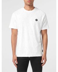 Philipp Plein - Pp Jacquard Cotton T-Shirt - Lyst