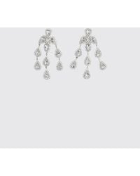 Magda Butrym - Teardrop Pendant Earrings With Crystals - Lyst