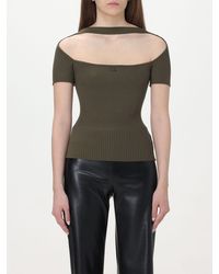 Courreges - Top Hyperbole in maglia con cut out - Lyst