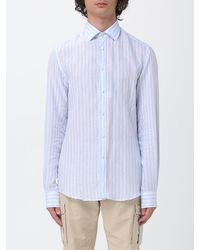 Paul & Shark - Paul &Amp Shark Striped Linen Blend Casual Shirt - Lyst
