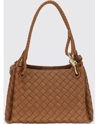 Bottega Veneta - Parachute Intrecciato Lambskin Shoulder Bag - Lyst
