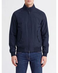 Baracuta - Bomberjacke Mit Stehkragen, Reißverschluss Und Pattentaschen - Lyst