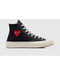 Comme des Garçons - X Converse 70' Heart-Print High-Top Sneakers - Lyst
