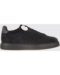 Hogan - H-Stripes Suede Sneakers With Perforated H Logo - Lyst
