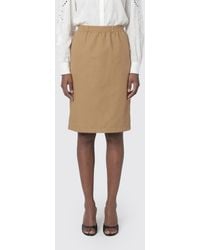 Chloé - Chlo&Eacute Cotton Mini Skirt - Lyst