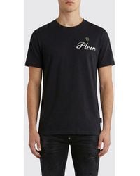 Philipp Plein - Cotton T-Shirt With Logo - Lyst