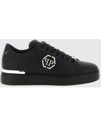 Philipp Plein - Hexagon Leather Sneakers - Lyst