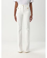 Elisabetta Franchi - Vaquero Mujer - Lyst