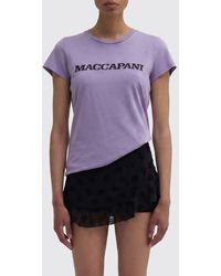 MACCAPANI - Cotton T-Shirt With Logo - Lyst