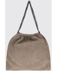 Stella McCartney - Falabella Synthetic Leather Shoulder Bag With Chain - Lyst