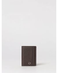 Orciani - Micron Hammered Leather Credit Card Holder - Lyst