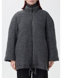 Fabiana Filippi - Wool, Silk And Cashmere Jacket With Sequins And Zip - Lyst
