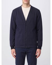 Herno - V-Neck Polyester Cardigan With Patch Pockets - Lyst