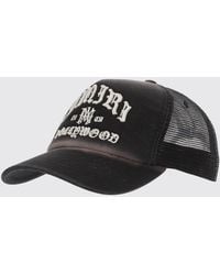 Amiri - Hollywood Used Cotton And Mesh Logo Hat - Lyst