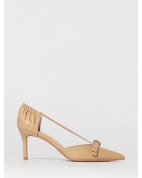 Twinset - Leather Pumps With Bow - Lyst